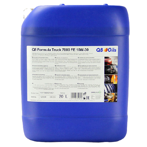 Моторное масло Q8 Formula Truck 7000 FE 10W-30, 20л